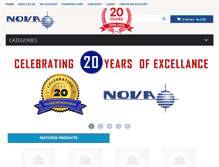 Tablet Screenshot of novalaptopparts.com
